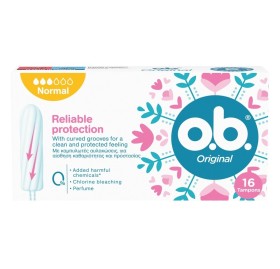 O.B. Original Normal Size 16 Tampons - Ταμπόν Μεσαίας Ροής