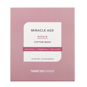 Thank You Farmer Miracle Age Repair Cotton Mask 25ml – Υφασμάτινη Μάσκα Θρέψης