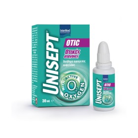 Intermed Unisept Otic Ear Drops 30ml - Ωτικές Σταγόνες για την Αφαίρεση της Κυψελίδας