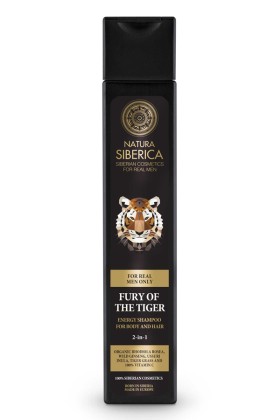 Natura Siberica Energy Men Shampoo for Body & Hair 250ml - Σαμπουάν για Σώμα & Μαλλιά