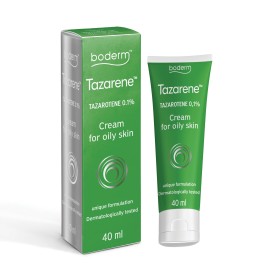 Boderm Tazarene 0.1% Cream 40ml - Τοπική Κρέμα για Λιπαρό Δέρμα