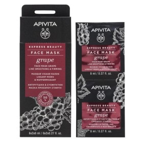 Apivita Express Beauty Eye Mask Grape 2x2ml - Αντιρυτιδική Μάσκα Ματιών με Σταφύλι