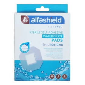 Alfashield Self-Adhesive Waterproof Pads - Αδιάβροχα Επιθέματα αυτοκόλλητα 10X10cm 5τμχ