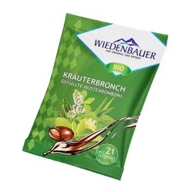 Wiedenbauer Bio Καραμέλες για Βήχα με 21 Βότανα 75g