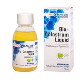 Viogenesis Colostrum Liquid Bio 125ml - Βιολογικό Πρωτόγαλα για  Ενίσχυση του Ανοσοποιητικού