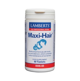 Lamberts Maxi Hair 60 Ταμπλέτες – Φόρμουλα κατά της Τριχόπτωσης Ενδυνάμωσης των Μαλλιών