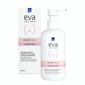 Intermed Eva Intima Wash Cransept PH3.5 250ml – Καθημερινός καθαρισμός, προστασία και ανακούφιση της ευαίσθητης περιοχής σε περιπτώσεις επαναλαμβανόμενων ουρολοιμώξεων
