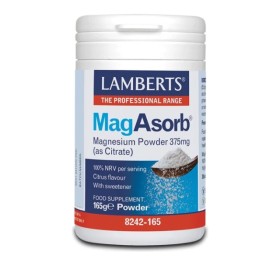 Lamberts MagAsorb 375mg Powder 165gr - Μαγνήσιο Υψηλής Απορρόφησης