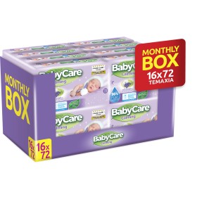 BabyCare Μωρομάντηλα Calming Pure Water Monthly Box 16X72 τμχ