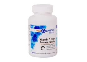 Viogenesis Vitamin C Time Release Pellets 120 caps - Συµπλήρωµα Διατροφής µε Στόχο την Εξασφάλιση της Παροχής της Βιταµίνης C