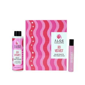 Aloe Colors So Velvet Gift Set 2024 Eau de Toilette Roll on 10ml & Body Lotion 150ml