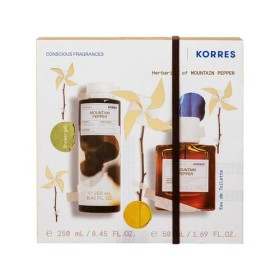 Korres Mountain Pepper Eau de Toilette 50ml & Showergel 250ml - Σετ Ανδρικό Άρωμα & Αφρόλουτρο