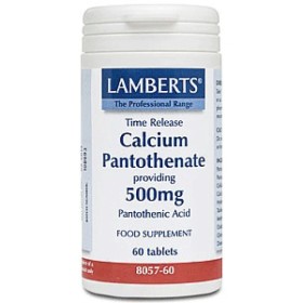 Lamberts Calcium Pantothenate 500mg B5 60 Ταμπλέτες