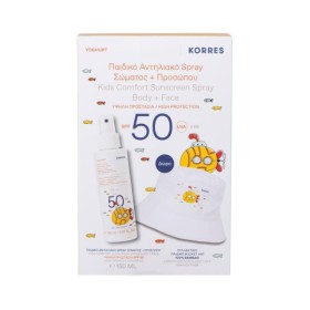 Korres Kids Comfort Sunscreen Spray Body & Face SPF50 150ml + Gift Bucket Hat