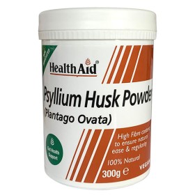 Health Aid Psyllium Husk Fiber 300gr – Συμπλήρωμα με Ψύλλιο σε Σκόνη για Ομαλή Πέψη