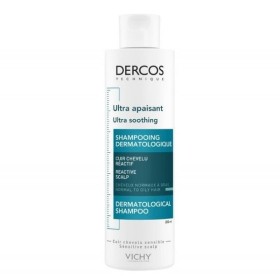 Vichy Dercos Ultra Soothing Hair 200ml – Καταπραϋντικό Σαμπουάν για Κανονικά & Λιπαρά Μαλλιά