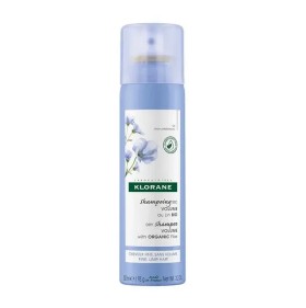 Klorane Linum Dry Shampoo Volume with Organic Flax 150ml- Σαμπουάν Καθημερινής Χρήσης για Όγκο με Λινάρι