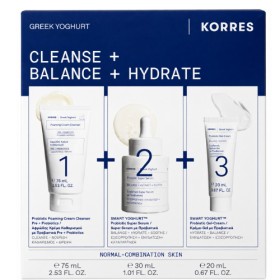 Korres Greek Yoghurt Promo Set | Cleanser, Serum & Gel-Cream - Σετ  Καθαριστικό, Serum με προβιοτικά & Κρέμα-Gel με Προβιοτικά