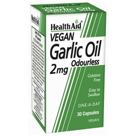 Health Aid Garlic Oil 2mg 30 κάψουλες - Έλαιο Σκόρδου για Ενίσχυση Ανοσοποιητικού