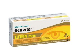 Bausch & Lomb Ocuvite Lutein Forte 30 δισκία – Συμπλήρωμα διατροφής για την Ηλικιακή Εκφύλιση Ωχράς Κηλίδας