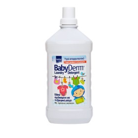 Intermed Babyderm Detergent Laundry 1,4lt. - Υγρό απορρυπαντικό σχεδιασμένο για βρεφικά ρούχα