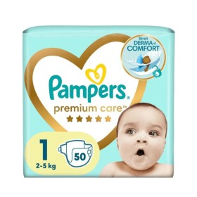 Pampers Premium Care No1 Newborn (2-5kg) 50 πάνες