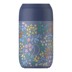 Chilly’s Series 2 Coffee Cup Liberty Brighton Blossom Whale Blue 340ml – Κούπα ροφήματος θερμός