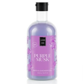 Lavish Care Shower Gel Purple Musk 500ml – Αφρόλουτρο με Άρωμα Λευκού Μόσχου