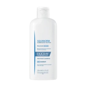 Ducray Squanorm Shampoo Dry Dandruff 200ml - Αντιπιτυριδικό Σαμπουάν κατά της Ξηρής Πιτυρίδας