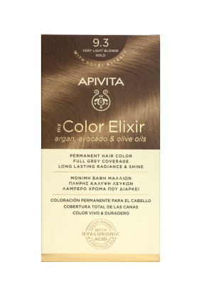 Apivita My Color Elixir – Βαφή μαλλιών χωρίς αμμωνία - 9.3