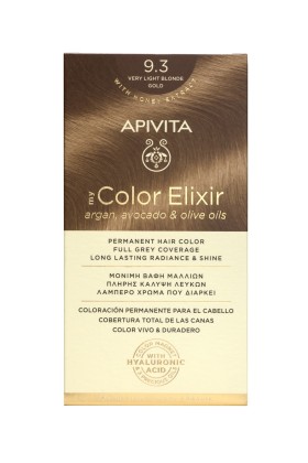 Apivita My Color Elixir – Βαφή μαλλιών χωρίς αμμωνία - 9.3 (Ξανθό πολύ ανοιχτό χρυσό)