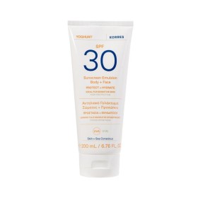 Korres Yoghurt Sunscreen Emulsion SPF30 200ml - Αντηλιακό Γαλάκτωμα για Πρόσωπo & Σώμα