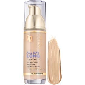 AA Wings Of Color All Day Long Foundation 16h 105 Golden Beige 35ml