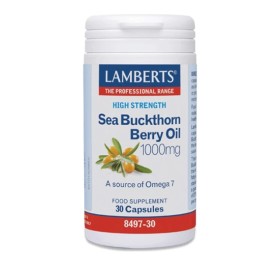 Lamberts Sea Buckthorn Berry Oil 1000mg 30 Κάψουλες - Ιπποφαές Πολυβιταμινούχο Συμπλήρωμα