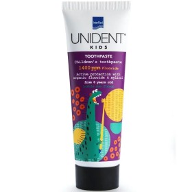 Intermed Unident Kids Toothpaste 1400ppm Fluoride 50ml - Από 6 Ετών με Γεύση Τσιχλόφουσκα
