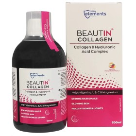 My Elements Beautin Collagen 500ml - Πόσιμο Κολλαγόνο Mε Υαλουρονικό Οξύ Γεύση Μάνγκο Πεπόνι
