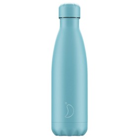 Chilly’s Original Series Bottle All Pastel Blue 500ml – Μπουκάλι θερμός