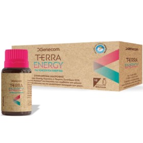 Genecom Terra Energy 12 φιαλίδια από 10ml - Συμπλήρωμα για Ενέργιεα και Τόνωση