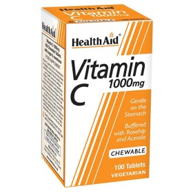 Health Aid Vitamin C 1000mg 100 ταμπλέτες - Συμπλήρωμα για Ενίσχυση του Ανοσοποιητικού