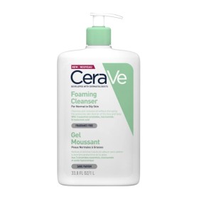 CeraVe Foaming Cleanser Gel Normal to Oily Skin 1Lt – Απαλό καθαριστικό για Πρόσωπο & Σώμα για κανονική προς λιπαρή επιδερμίδα