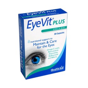 Health Aid EyeVit Plus 30caps – Συμπλήρωμα Βιταμινών για την καλή Υγεία των Ματιών 