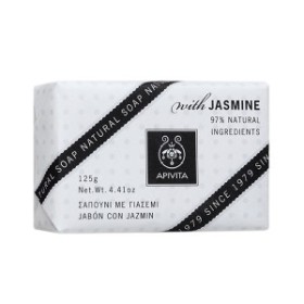 Apivita Natural Soap Jasmine 125g - Σαπούνι με Γιασεμί για Χαλάρωση