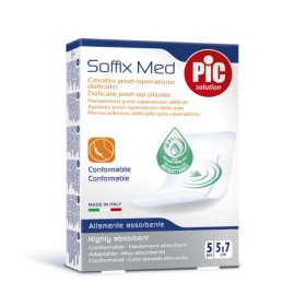 Pic Solution Soffix Med Αντιβακτηριακά αυτοκόλλητα επιθέματα 5cm X 7cm 5τμχ