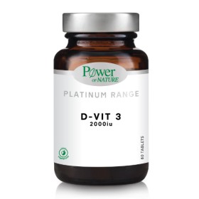 Power Health Platinum Range D-vit3 2000iu 60tabs - Βιταμίνη D3