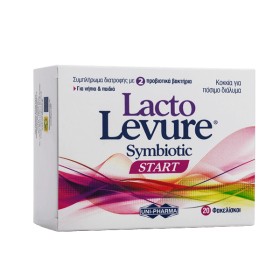 Uni-Pharma Lacto Levure Symbiotic Start 20 sticks – Συμβιωτικό Συμπλήρωμα Διατροφής για Παιδιά