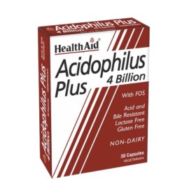 Health Aid A-Z Acidophilus Plus 30caps – Συμπλήρωμα Ισορροπίας της Εντερικής Χλωρίδας