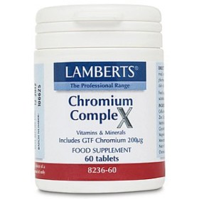 Lamberts Chromium Complex – Σύμπλεγμα Χρωμίου 60 Ταμπλέτες