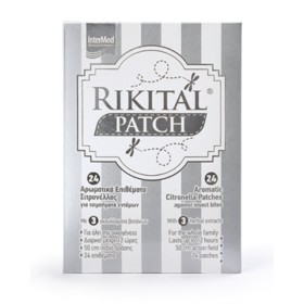 Intermed Rikital Patches 24τμχ. - Aρωματικά, εντομοαπωθητικά επιθέματα σιτρονέλλας