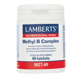 Lamberts Methyl B Complex - Σύμπλεγμα Βιταμίνης Β 60 Ταμπλέτες