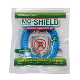 Menarini Mo-Shield - Αδιάβροχο Αντικουνουπικό Βραχιόλι Μπλέ 1τμχ.